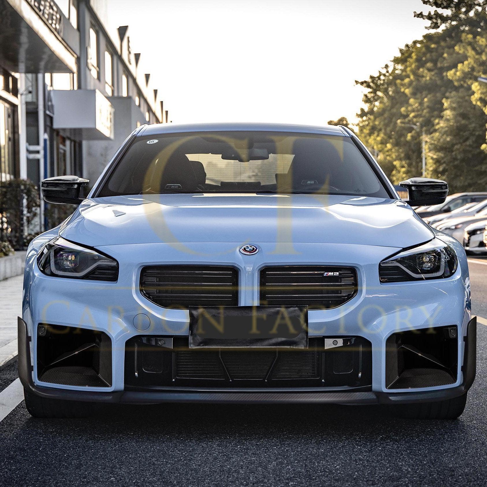 MP Style Pre-Preg Carbon Fibre Front Induction Trims for BMW G87 M2 23-Present-Carbon Factory