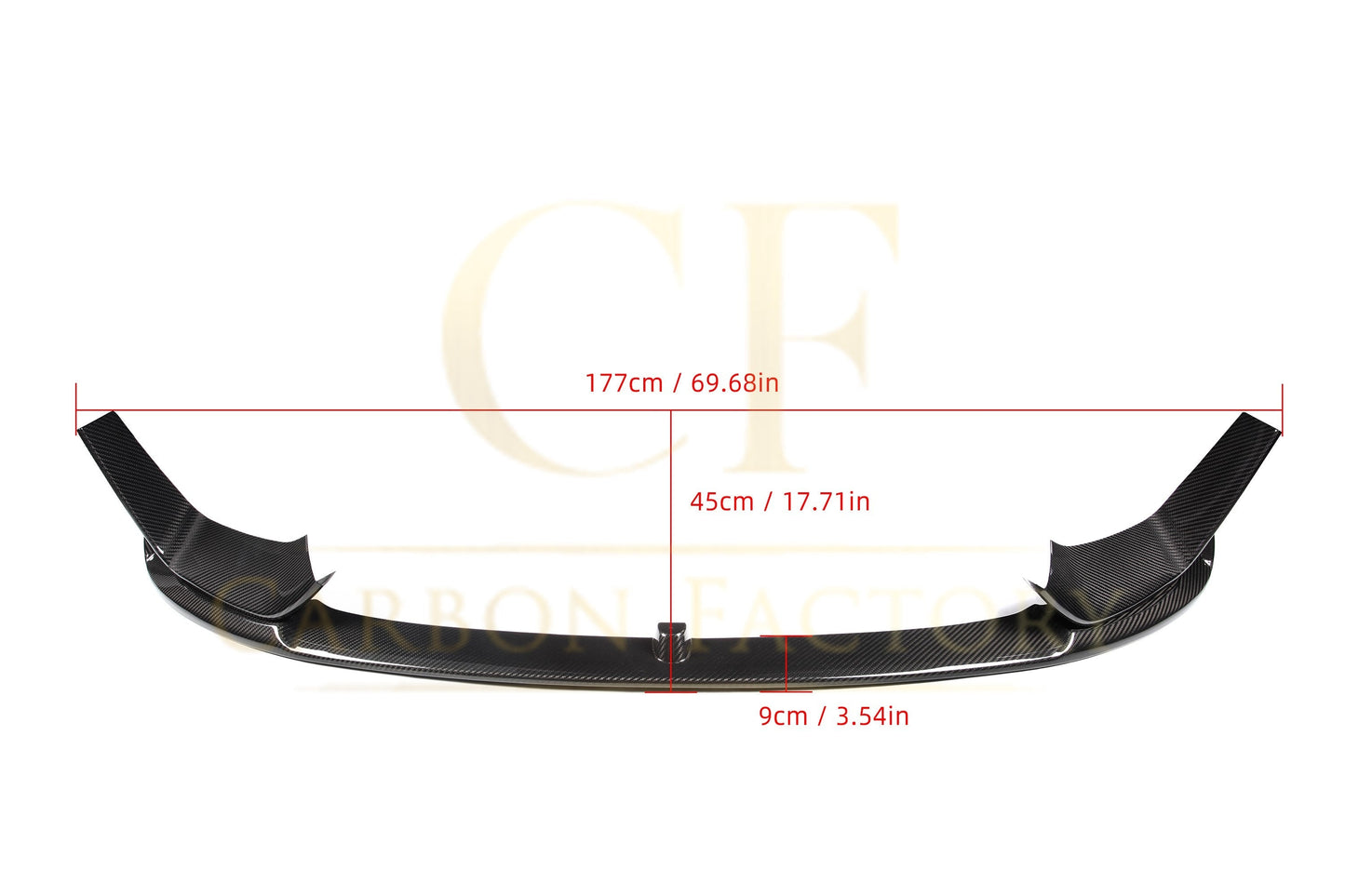 MP Style Pre-Preg Carbon Fibre Front Splitter 3 Pieces Design for BMW F80 M3 F82 F83 M4 14-20-Carbon Factory