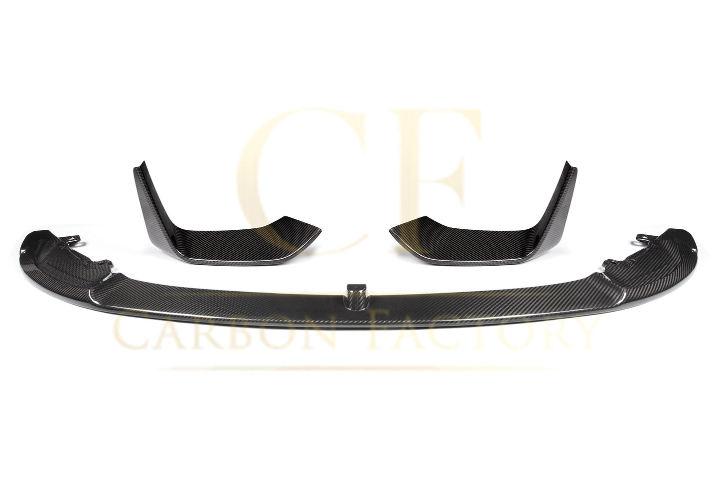 MP Style Pre-Preg Carbon Fibre Front Splitter 3 Pieces Design for BMW F80 M3 F82 F83 M4 14-20-Carbon Factory