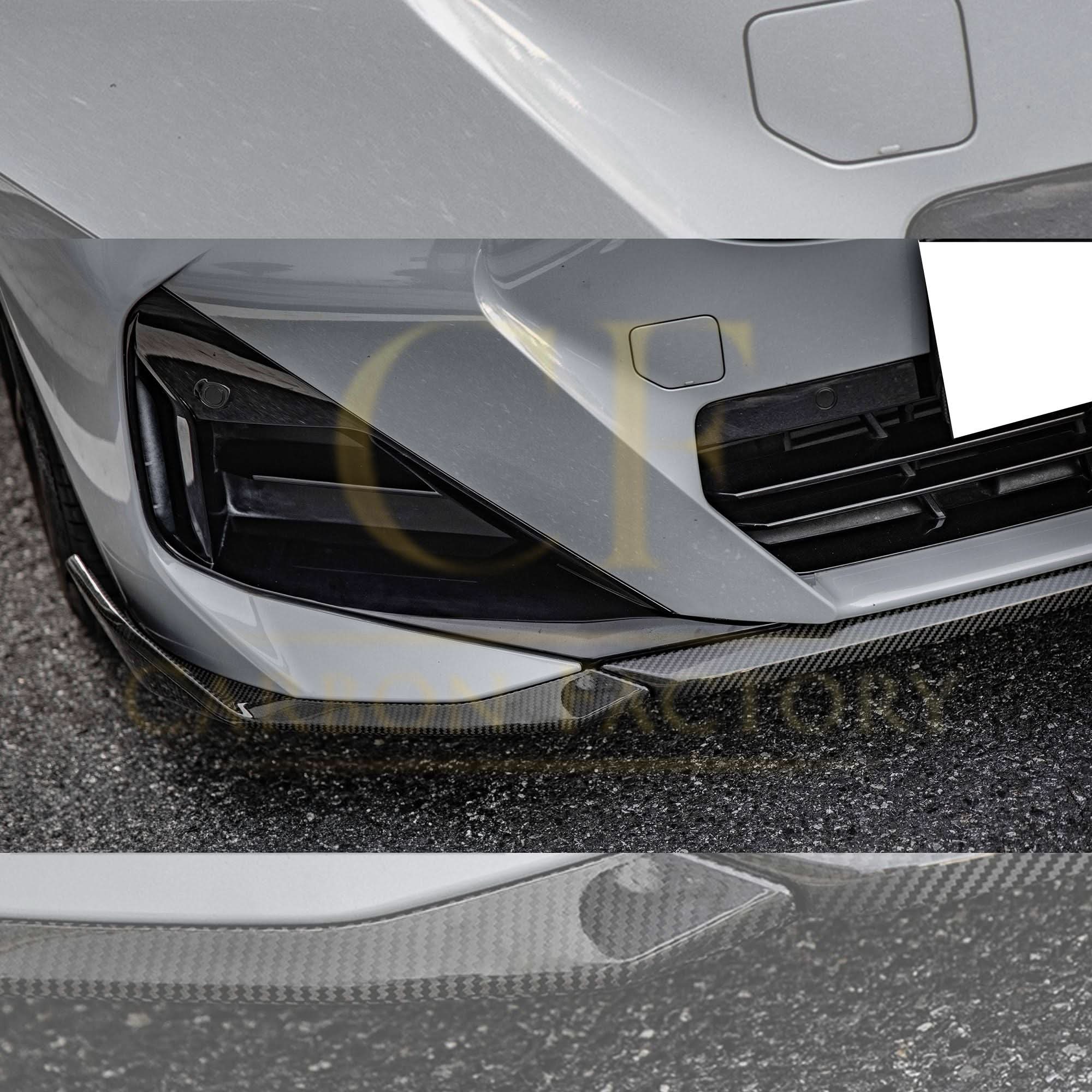 MP Style Pre-Preg Carbon Fibre Front Splitter for BMW 2 Series G42 Coupe 21-Present - Carbon Factory