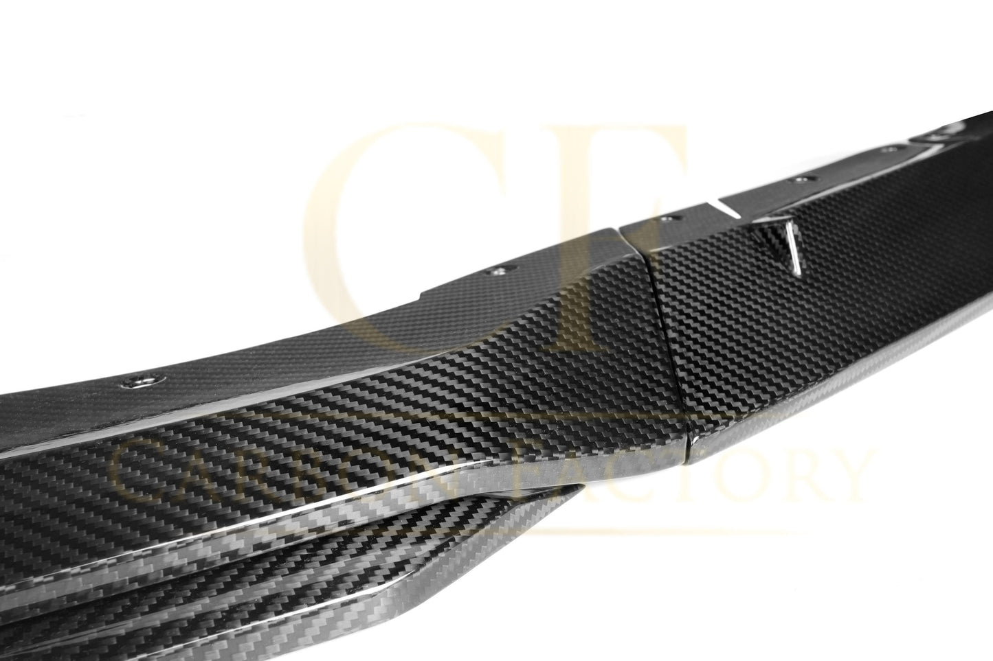 MP Style Pre-Preg Carbon Fibre Front Splitter for BMW F90 M5 Pre-LCI 17-20-Carbon Factory