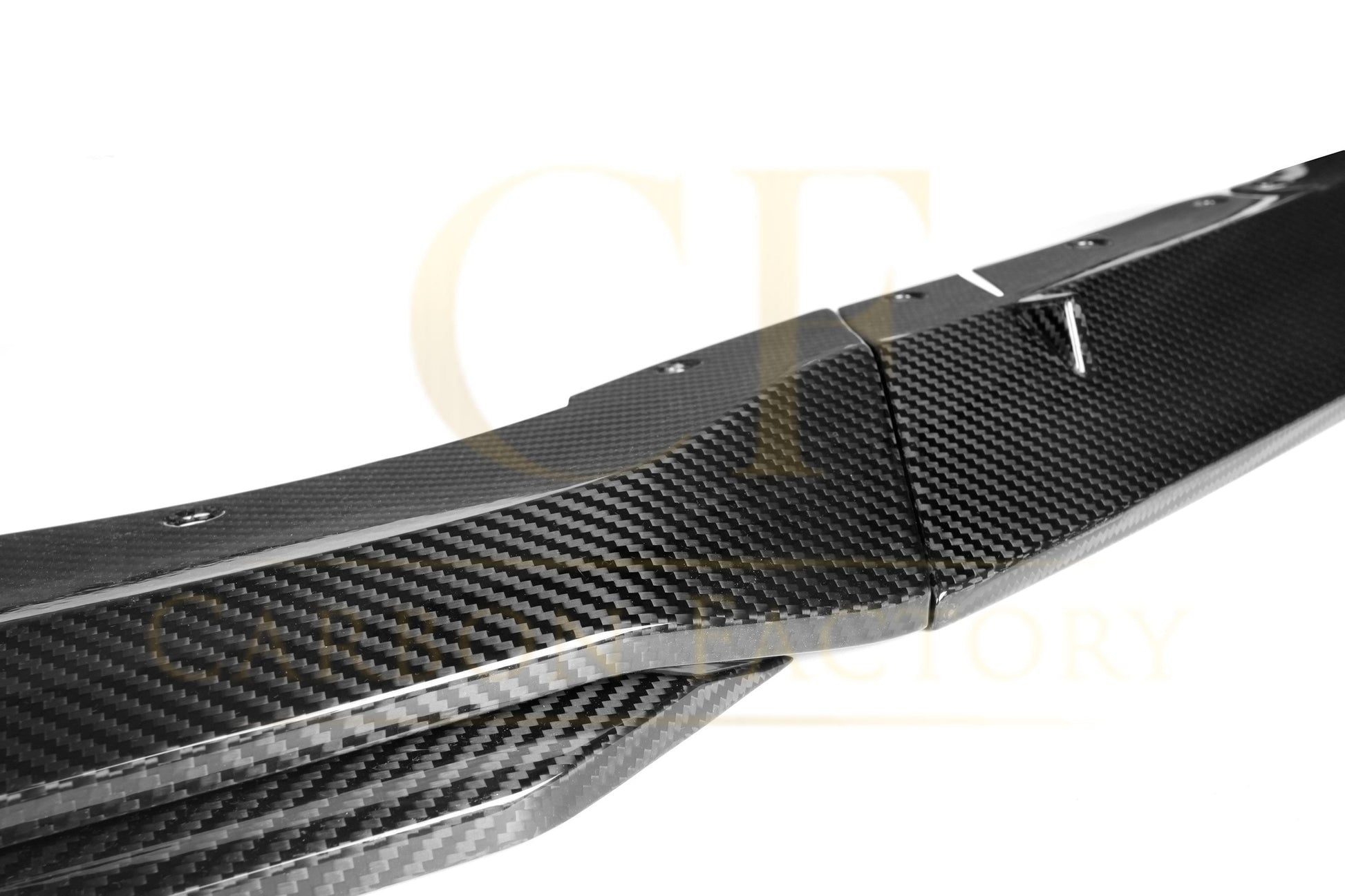 MP Style Pre-Preg Carbon Fibre Front Splitter for BMW F90 M5 Pre-LCI 17-20-Carbon Factory