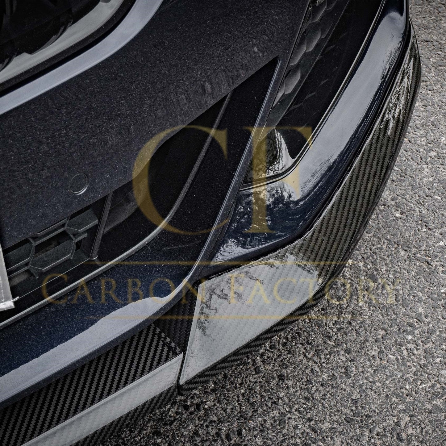 MP Style Pre-Preg Carbon Fibre Front Splitter for BMW G30 5 Series LCI 20-23-Carbon Factory