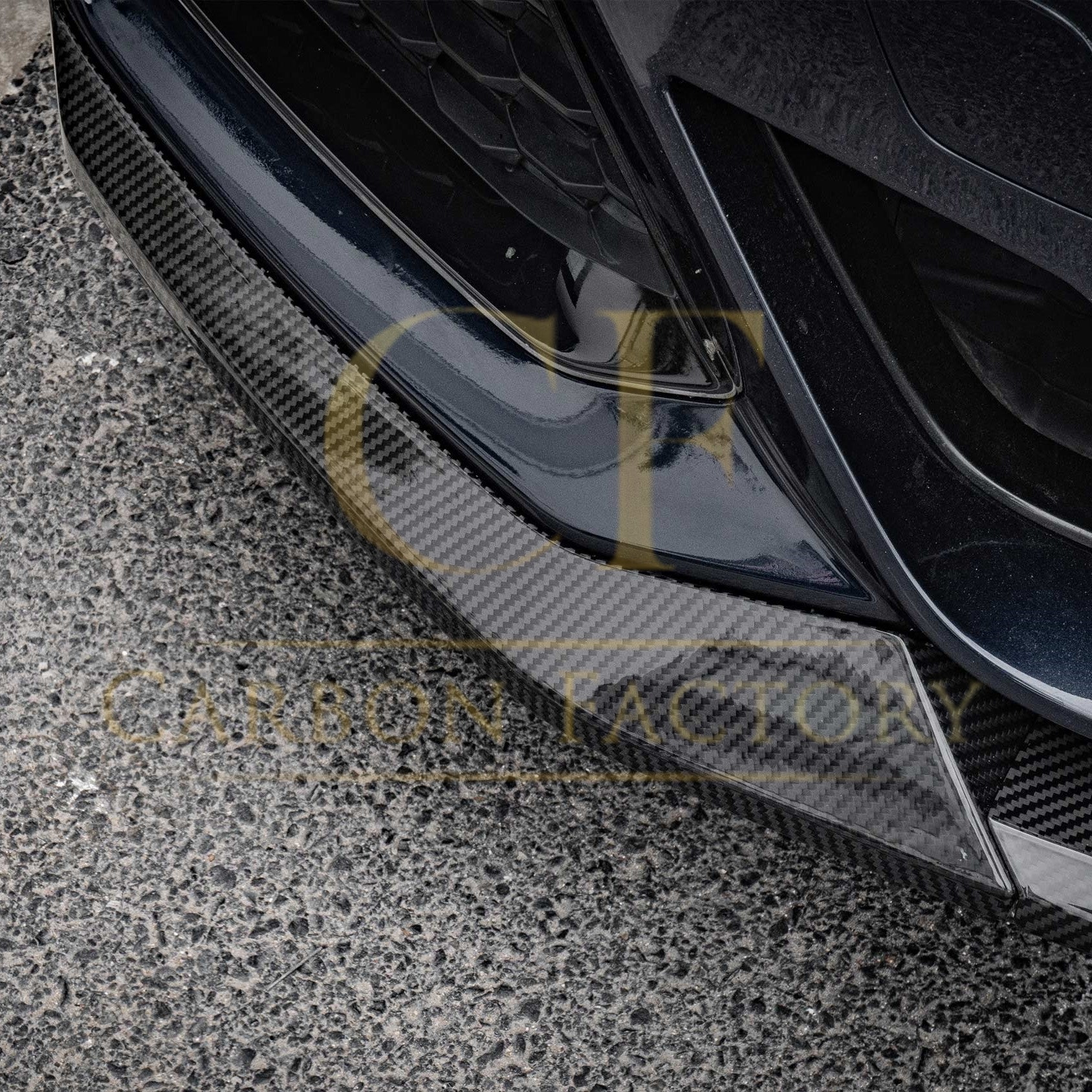 MP Style Pre-Preg Carbon Fibre Front Splitter for BMW G30 5 Series LCI 20-23-Carbon Factory