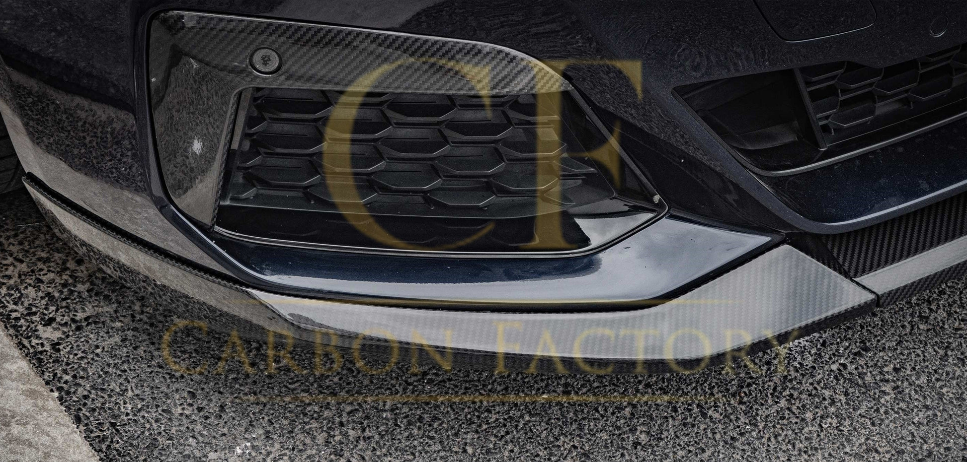 MP Style Pre-Preg Carbon Fibre Front Splitter for BMW G30 5 Series LCI 20-23-Carbon Factory
