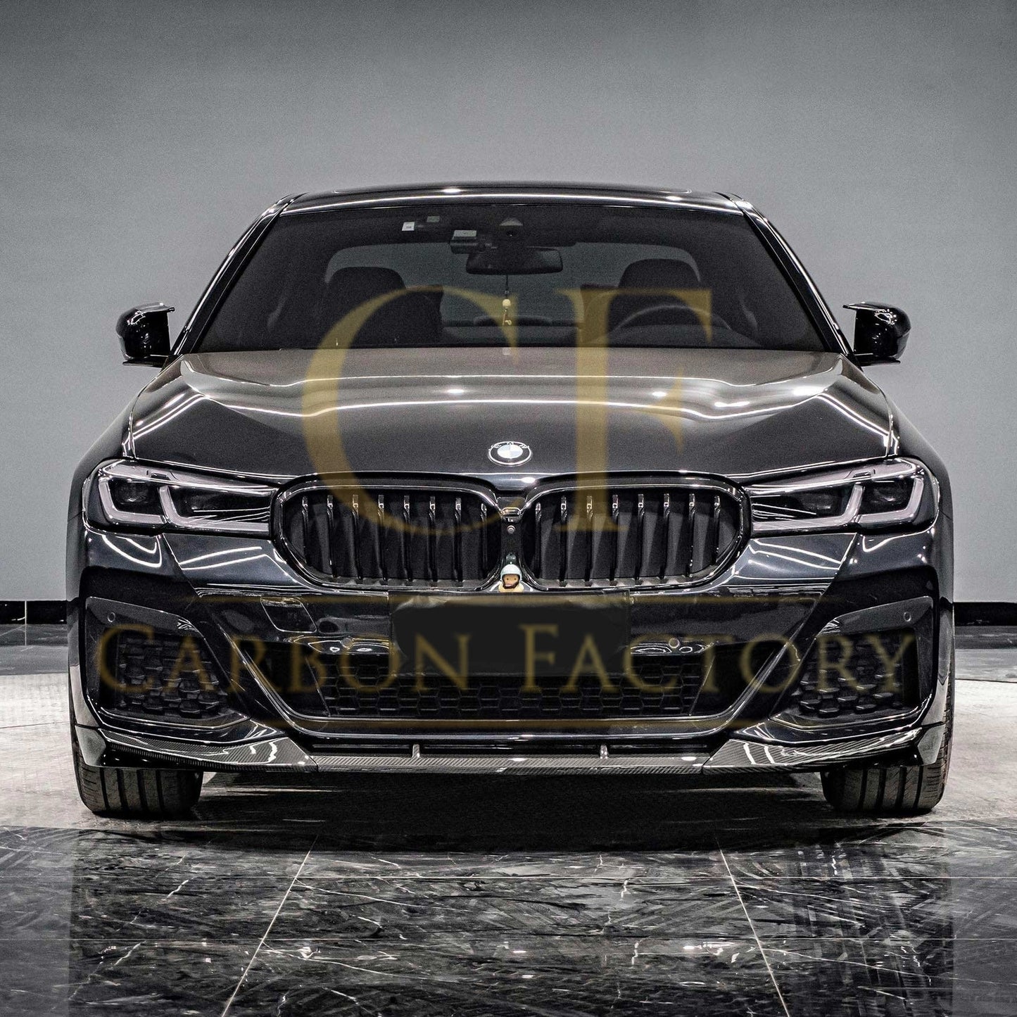MP Style Pre-Preg Carbon Fibre Front Splitter for BMW G30 5 Series LCI 20-23-Carbon Factory