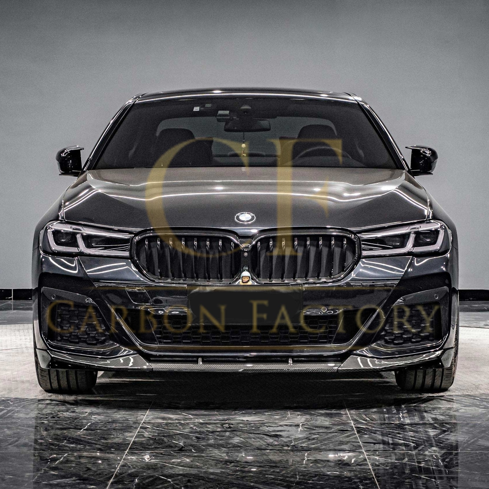 MP Style Pre-Preg Carbon Fibre Front Splitter for BMW G30 5 Series LCI 20-23-Carbon Factory