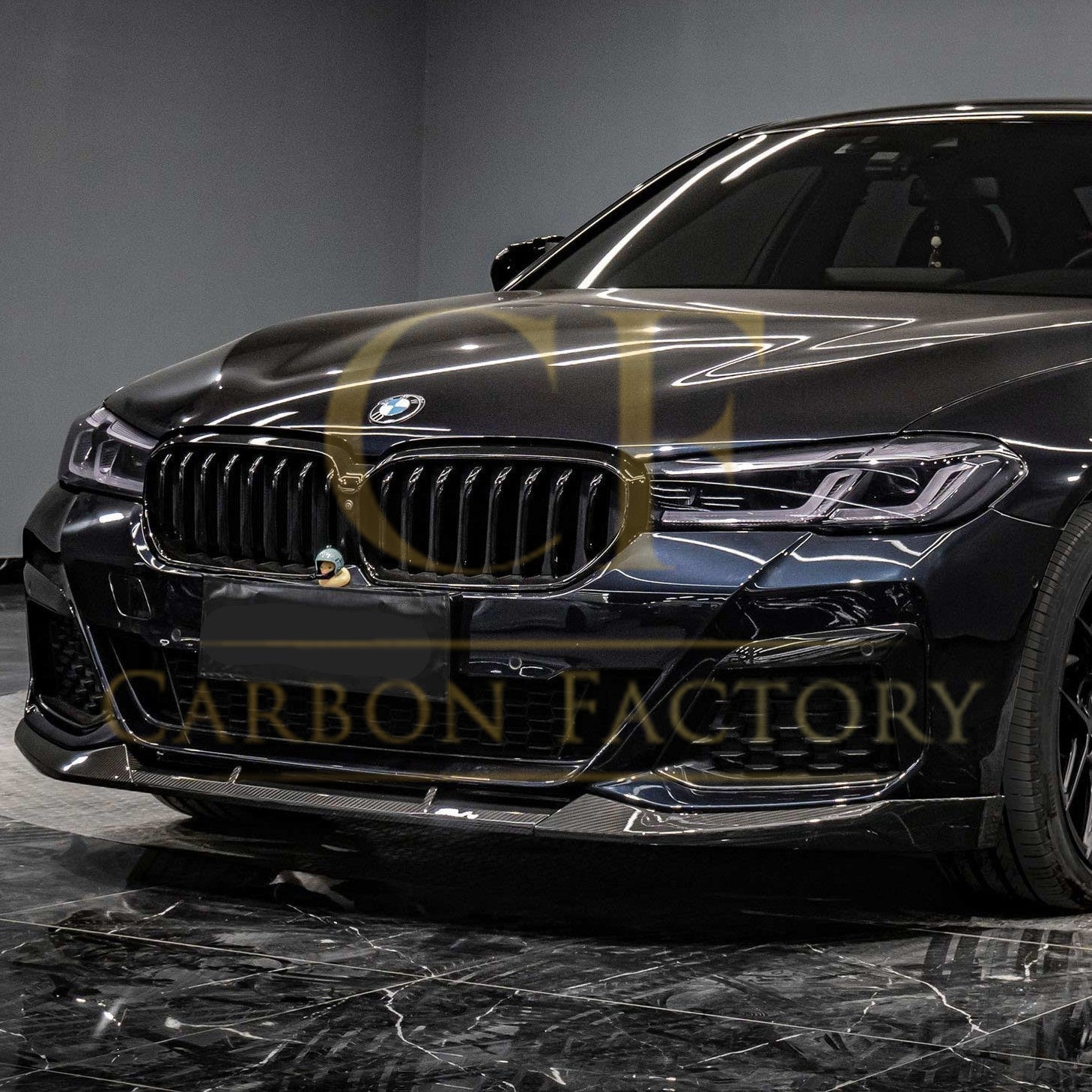 MP Style Pre-Preg Carbon Fibre Front Splitter for BMW G30 5 Series LCI 20-23-Carbon Factory