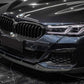 MP Style Pre-Preg Carbon Fibre Front Splitter for BMW G30 5 Series LCI 20-23-Carbon Factory
