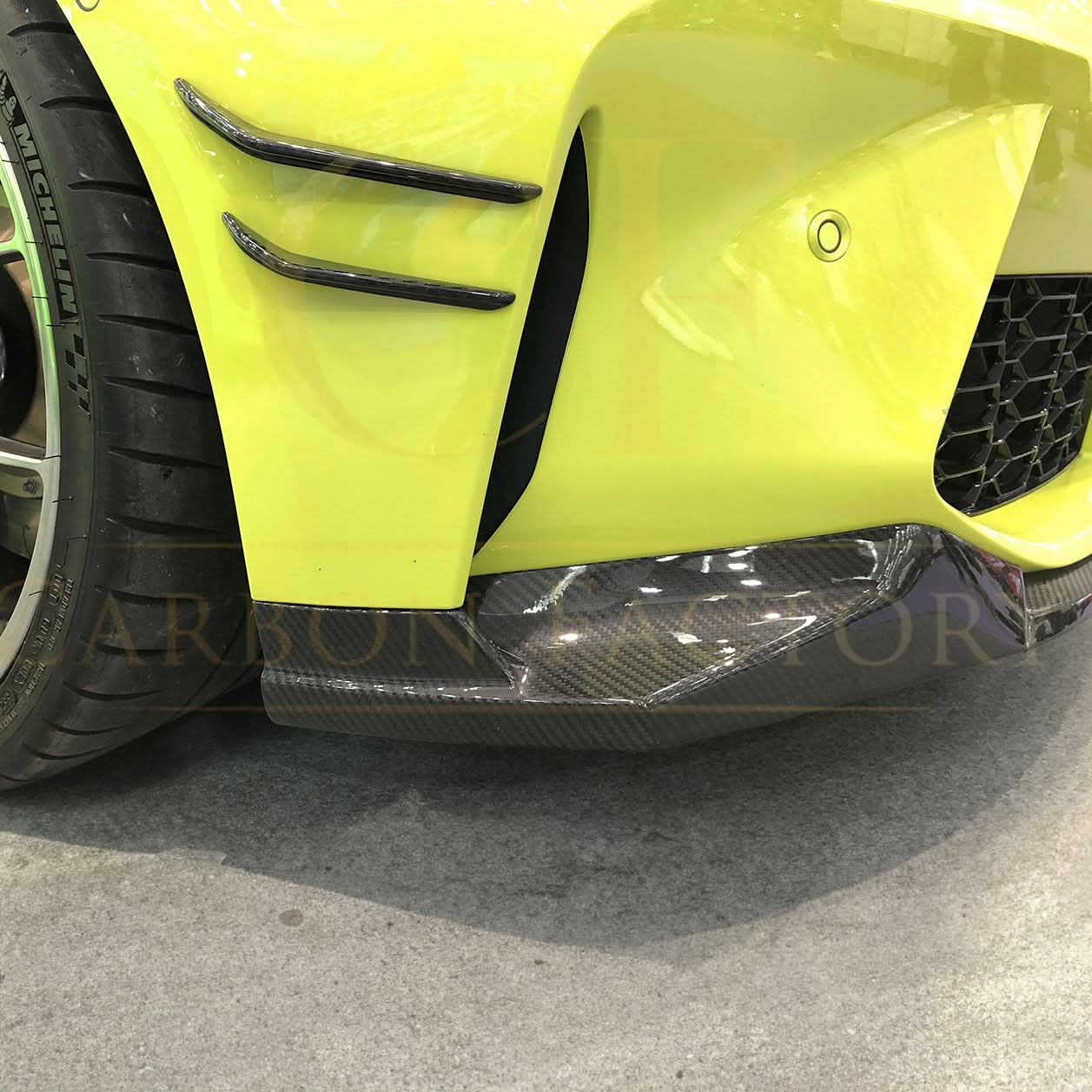MP Style Pre-Preg Carbon Fibre Front Splitter for BMW G80 M3 G82 G83 M4 21-Present - Carbon Factory