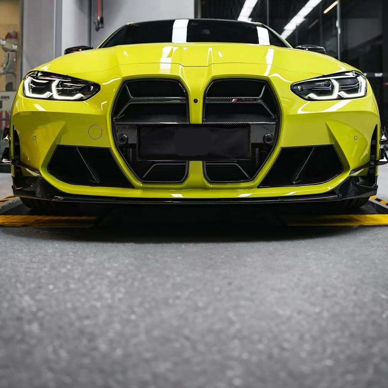 MP Style Pre-Preg Carbon Fibre Front Splitter for BMW G80 M3 G82 G83 M4 21-Present - Carbon Factory
