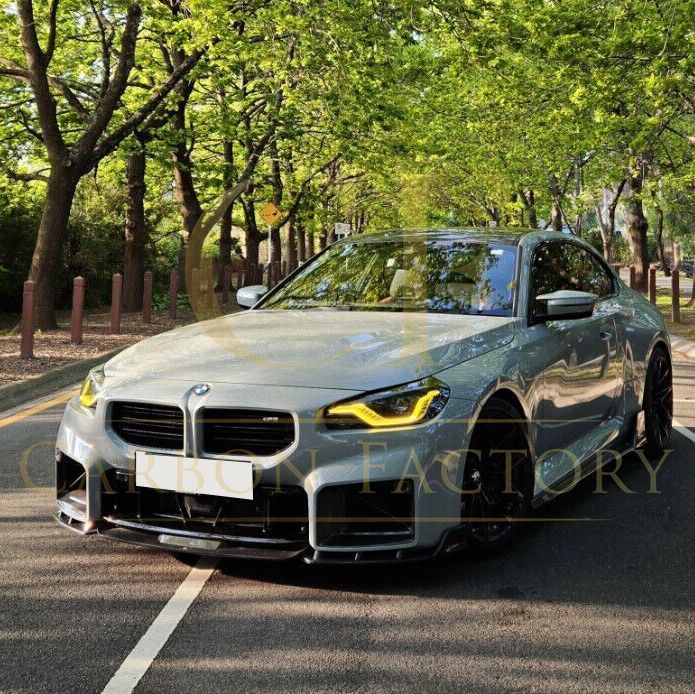 MP Style Pre-Preg Carbon Fibre Front Splitter for BMW G87 M2 23-Present-Carbon Factory