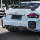 MP Style Pre-Preg Carbon Fibre Rear Diffuser Outer for BMW G87 M2 23-Present-Carbon Factory