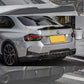 MP Style Pre-Preg Carbon Fibre Rear Diffuser for BMW 2 Series G42 Coupe 21-Present-Carbon Factory