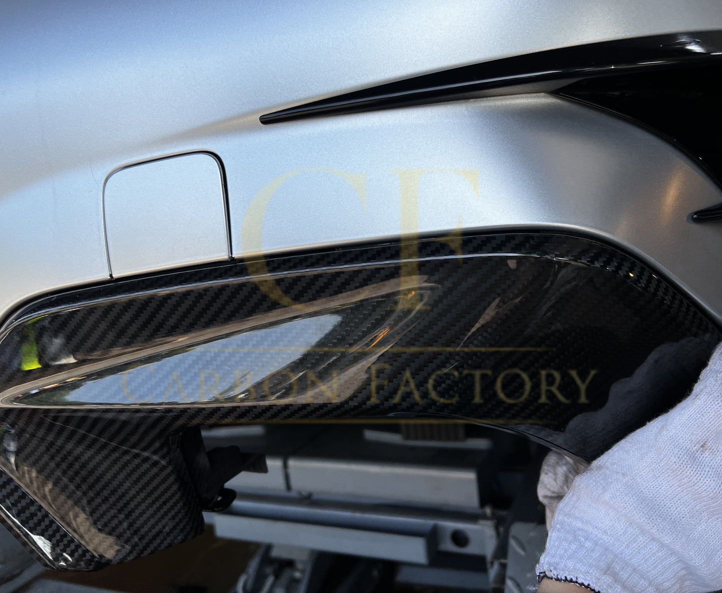 MP Style Pre-Preg Carbon Fibre Rear Diffuser for BMW G20 3 Series M Sport 19-22-Carbon Factory