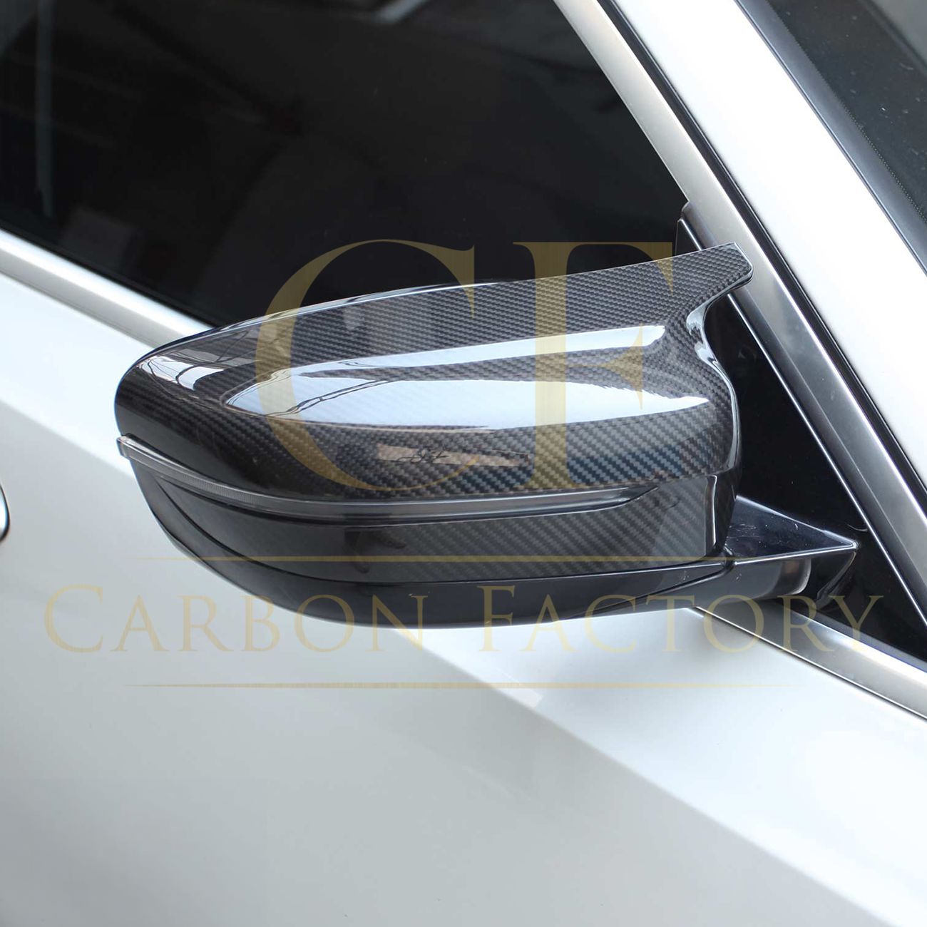 MP Style Pre-Preg Carbon Fibre Replacement Mirror Covers for BMW G22 G23 G26 4 Series i4 20-25-Carbon Factory