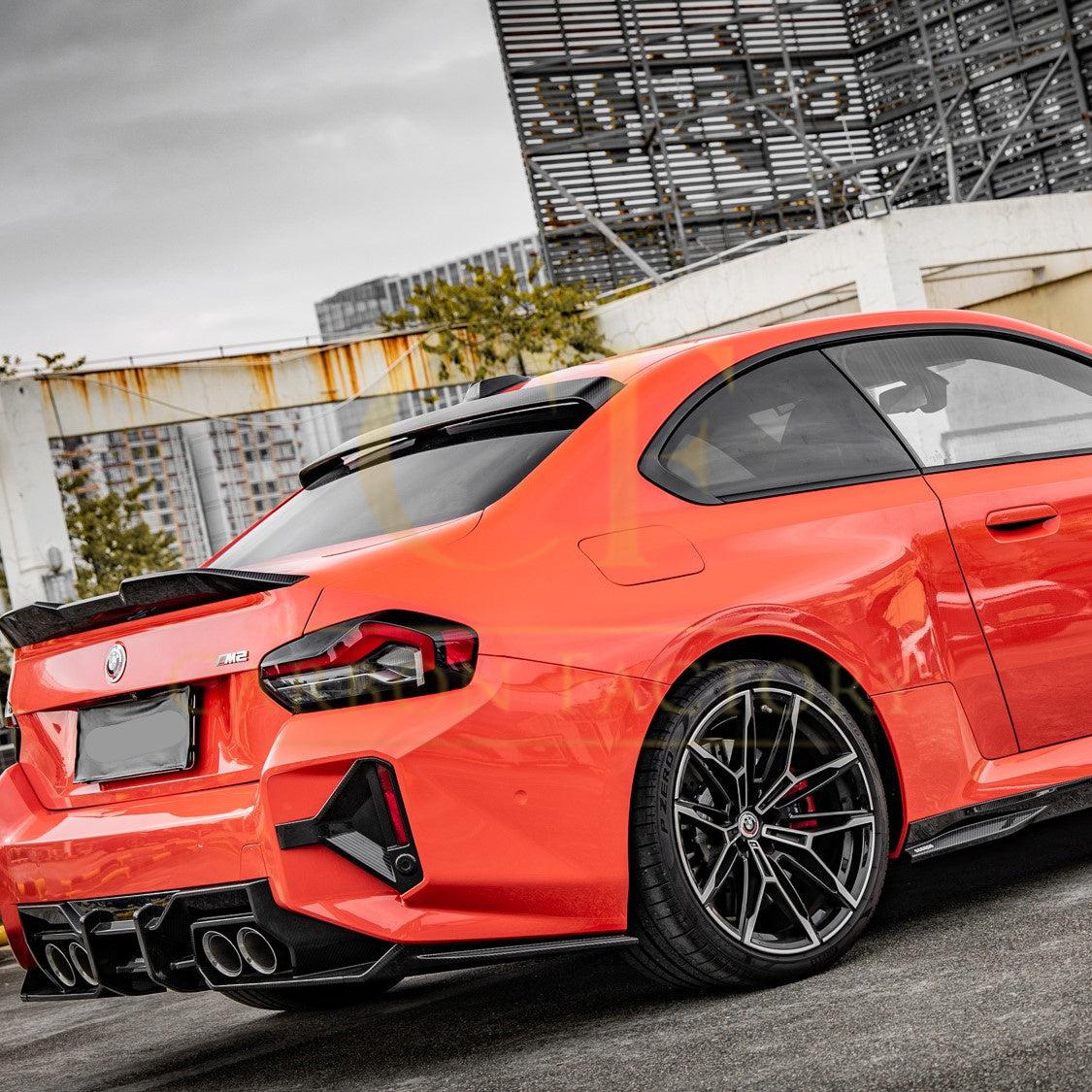 MP Style Pre-Preg Carbon Fibre Roof Spoiler for BMW G87 M2 G42 2 Series 23-Present-Carbon Factory