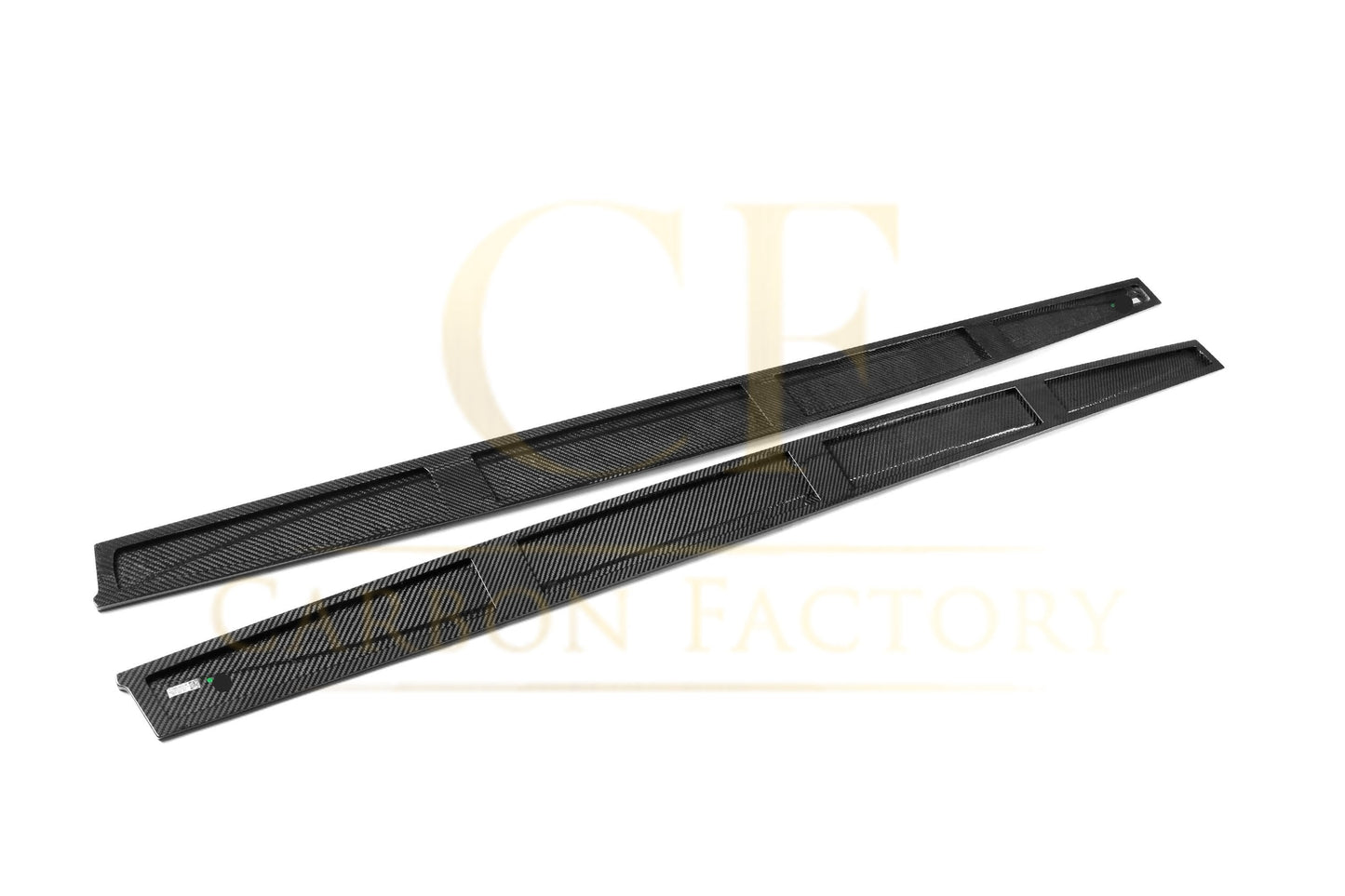 MP Style Pre-Preg Carbon Fibre Side Skirt Extension for BMW F80 M3 F82 F83 M4 14-20-Carbon Factory