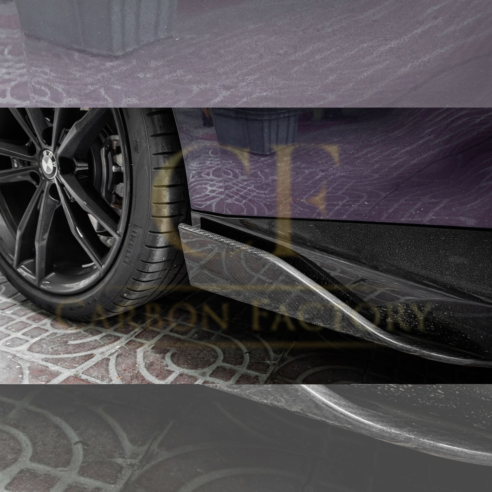 MP Style Pre-Preg Carbon Fibre Side Skirt for BMW 2 Series G42 Coupe 21-Present-Carbon Factory
