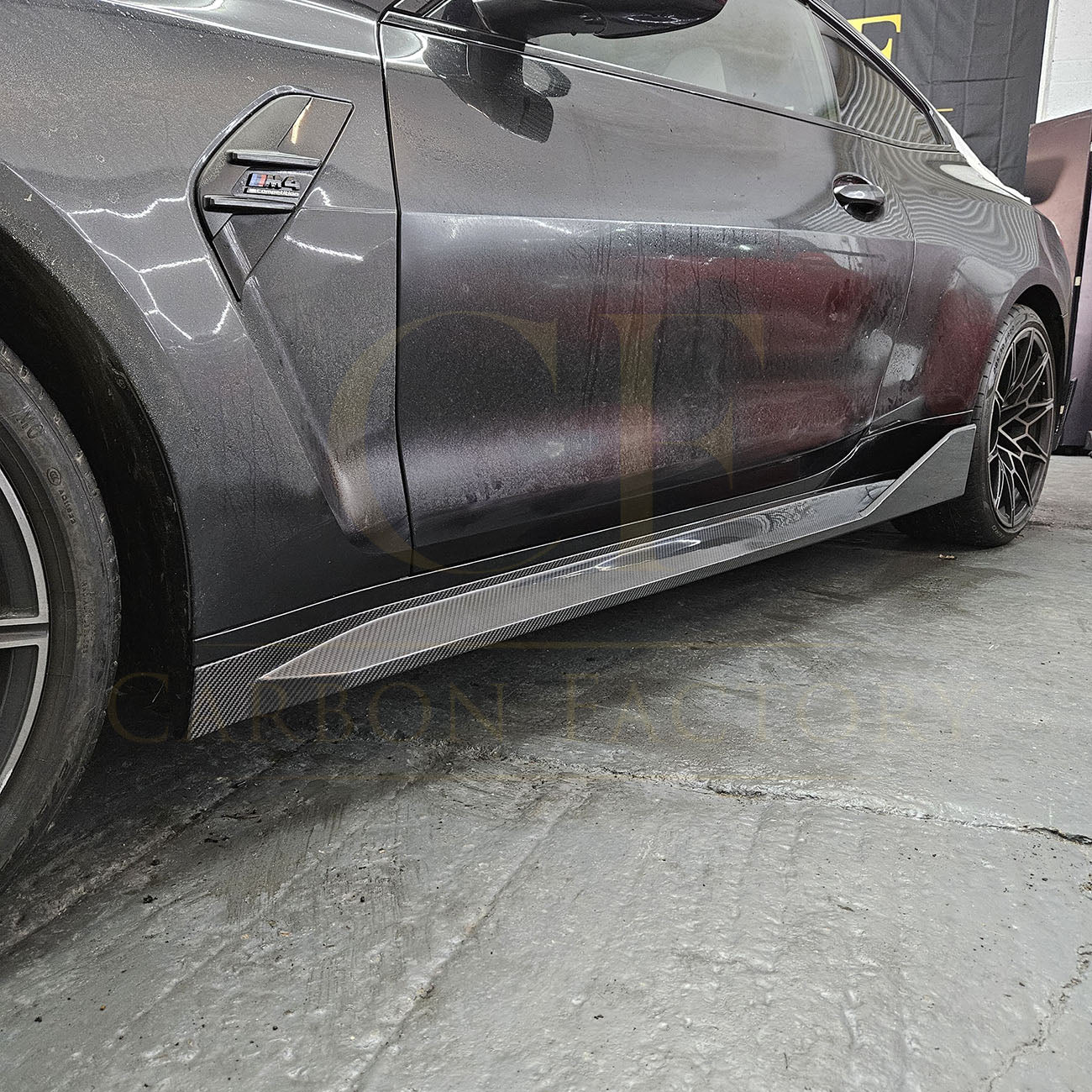 MP Style Pre-Preg Carbon Fibre Side Skirts for BMW G82 G83 M4 21-Present-Carbon Factory
