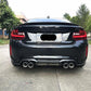 MP3 Style Carbon Fibre Rear Diffuser 3 Pieces for BMW F87 F87C M2 16-21-Carbon Factory