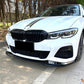 MP3 Style Gloss Black Front Splitter for BMW 3 Series G20 G21 Pre-LCI 19-22-Carbon Factory
