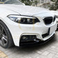 MP4 Style Gloss Black Front Splitter for BMW F22 F23 2 Series 14-20-Carbon Factory