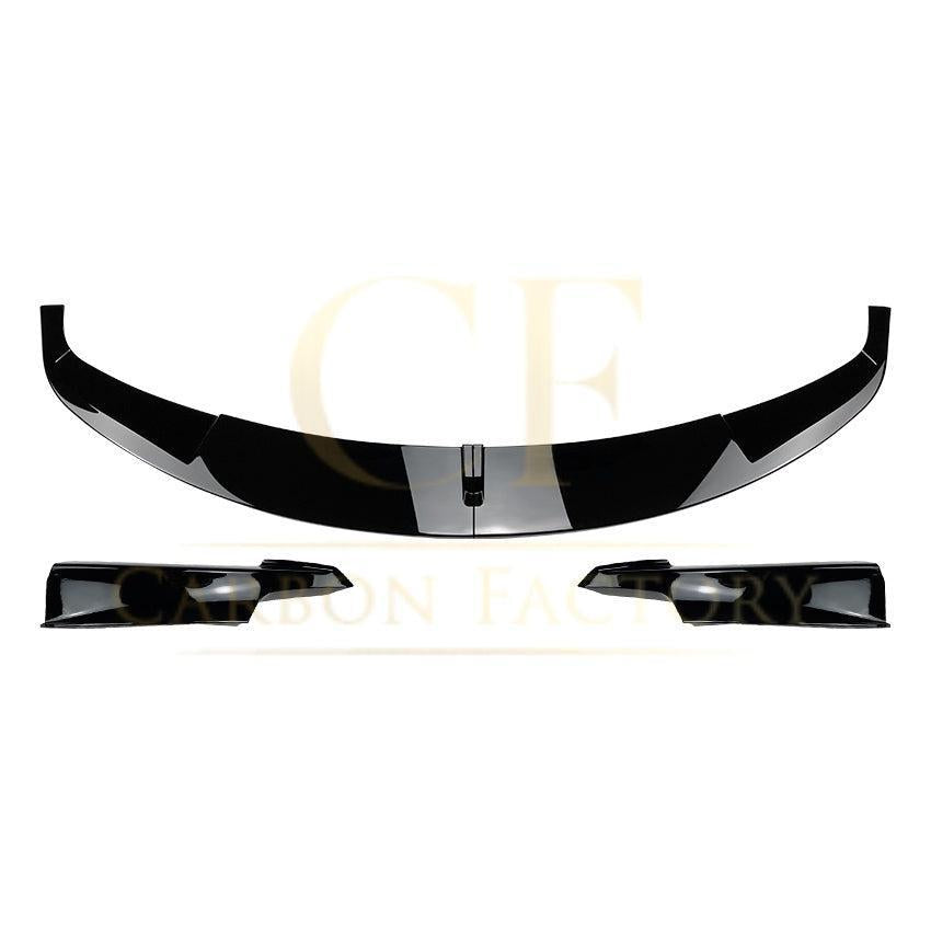 MP4 Style Gloss Black Front Splitter for BMW F30 F31 3 Series 12-19-Carbon Factory