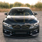 MP4 Style Gloss Black Front Splitter for BMW F32 F33 F36 4 Series 14-20-Carbon Factory