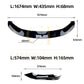 MP4 Style Gloss Black Front Splitter for BMW F32 F33 F36 4 Series 14-20-Carbon Factory