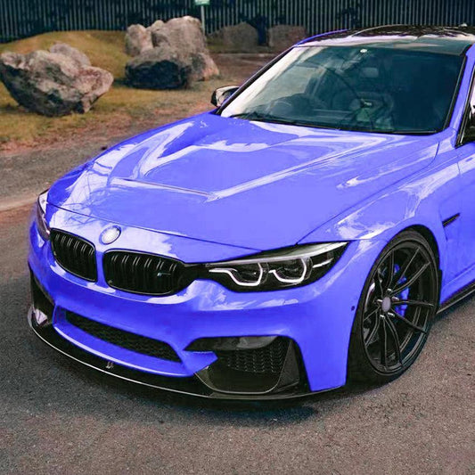 MP5 Style Gloss Black Front Splitter for BMW F80 M3 F82 F83 M4 14-20-Carbon Factory