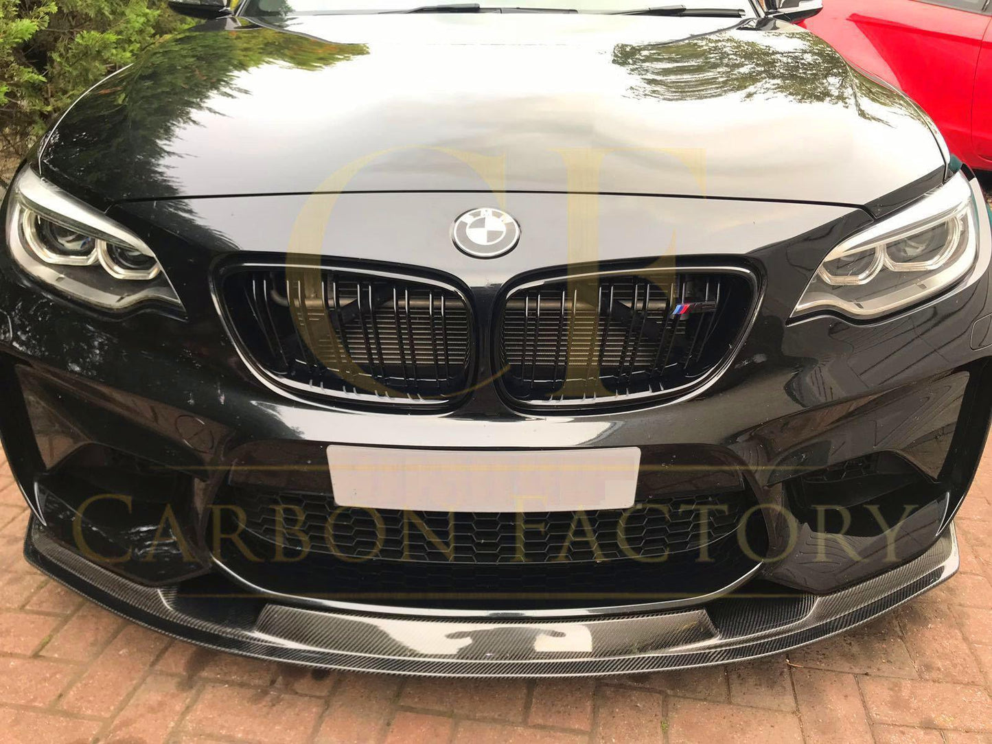 MTC Style Carbon Fibre Front Splitter for BMW F87 M2 16-18-Carbon Factory