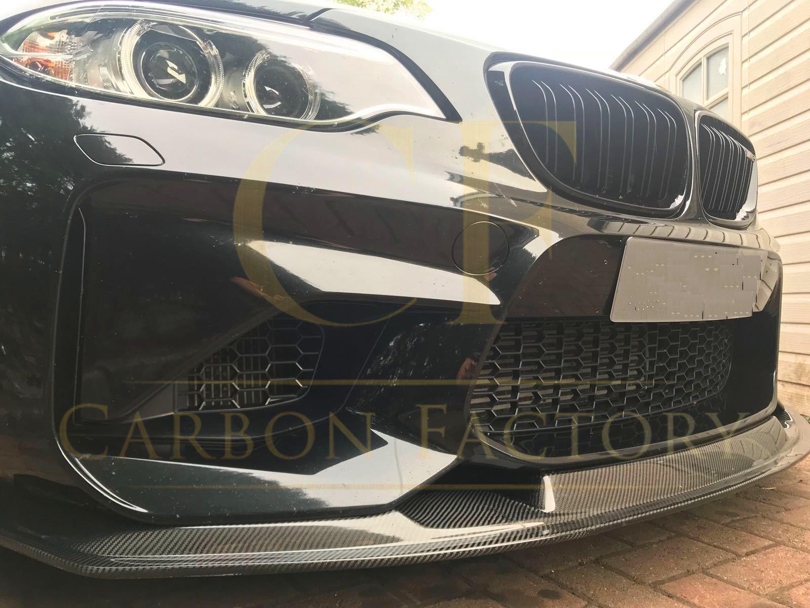 MTC Style Carbon Fibre Front Splitter for BMW F87 M2 16-18-Carbon Factory