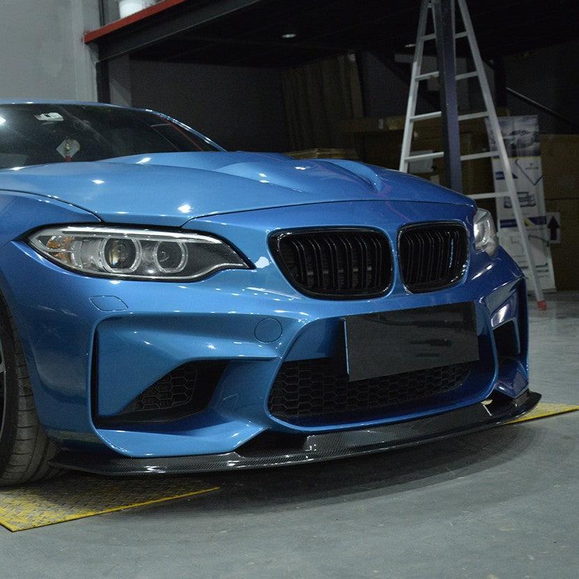 MTC Style Carbon Fibre Front Splitter for BMW F87 M2 OG 16-18-Carbon Factory