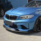 MTC Style Carbon Fibre Front Splitter for BMW F87 M2 OG 16-18-Carbon Factory