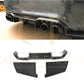 MTC Style Carbon Fibre Rear Diffuser for BMW F87 F87C M2 16-21-Carbon Factory
