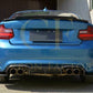 MTC Style Carbon Fibre Rear Diffuser for BMW F87 F87C M2 16-21-Carbon Factory