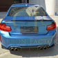 MTC Style Carbon Fibre Rear Diffuser for BMW F87 F87C M2 16-21-Carbon Factory