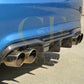 MTC Style Carbon Fibre Rear Diffuser for BMW F87 F87C M2 16-21-Carbon Factory