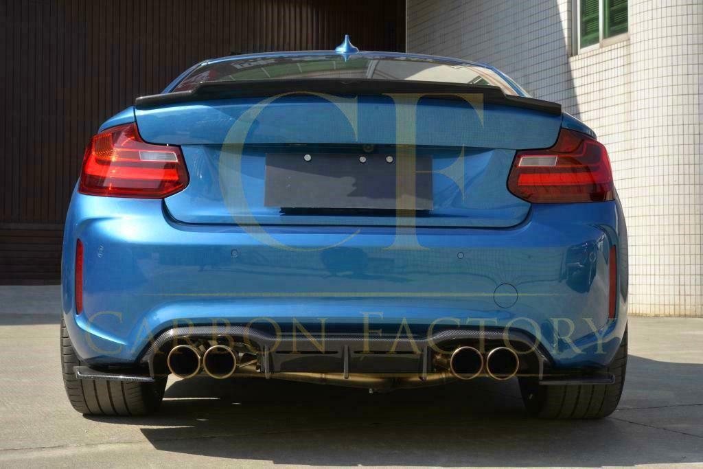 MTC Style Carbon Fibre Rear Diffuser for BMW F87 M2 16-Present-Carbon Factory