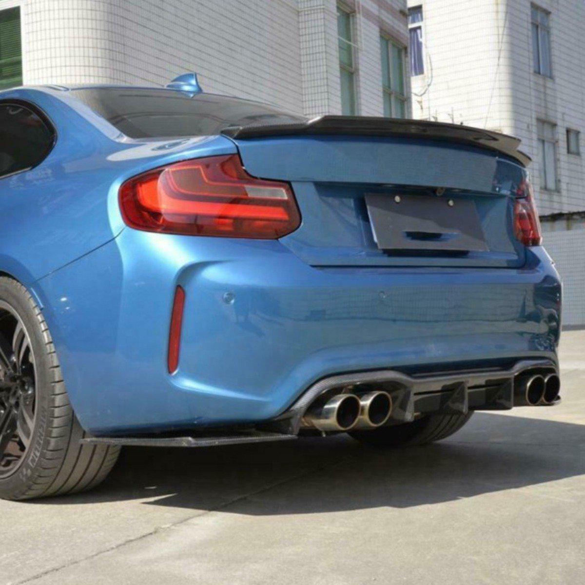 MTC Style Carbon Fibre Rear Diffuser for BMW F87 M2 16-Present-Carbon Factory