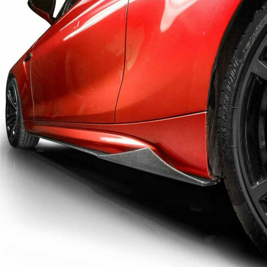 MTC Style Carbon Fibre Side Skirt for BMW F87 M2 16-21-Carbon Factory
