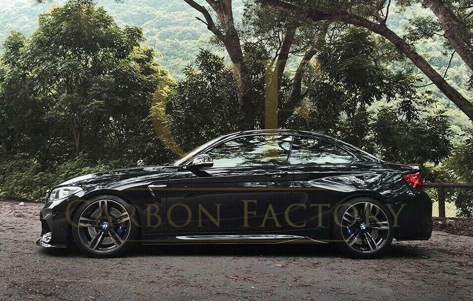 MTC Style Carbon Fibre Side Skirts for BMW F87 M2 16-21-Carbon Factory