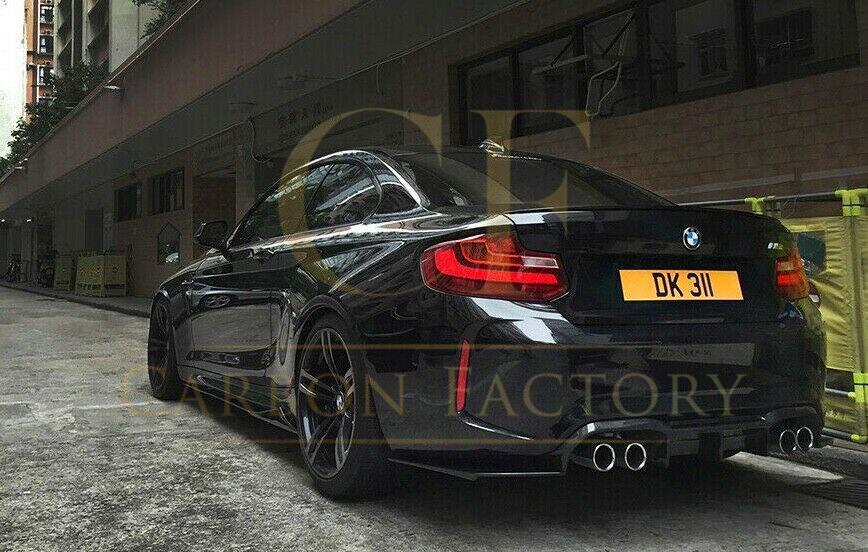 MTC Style Carbon Fibre Side Skirts for BMW F87 M2 16-21-Carbon Factory