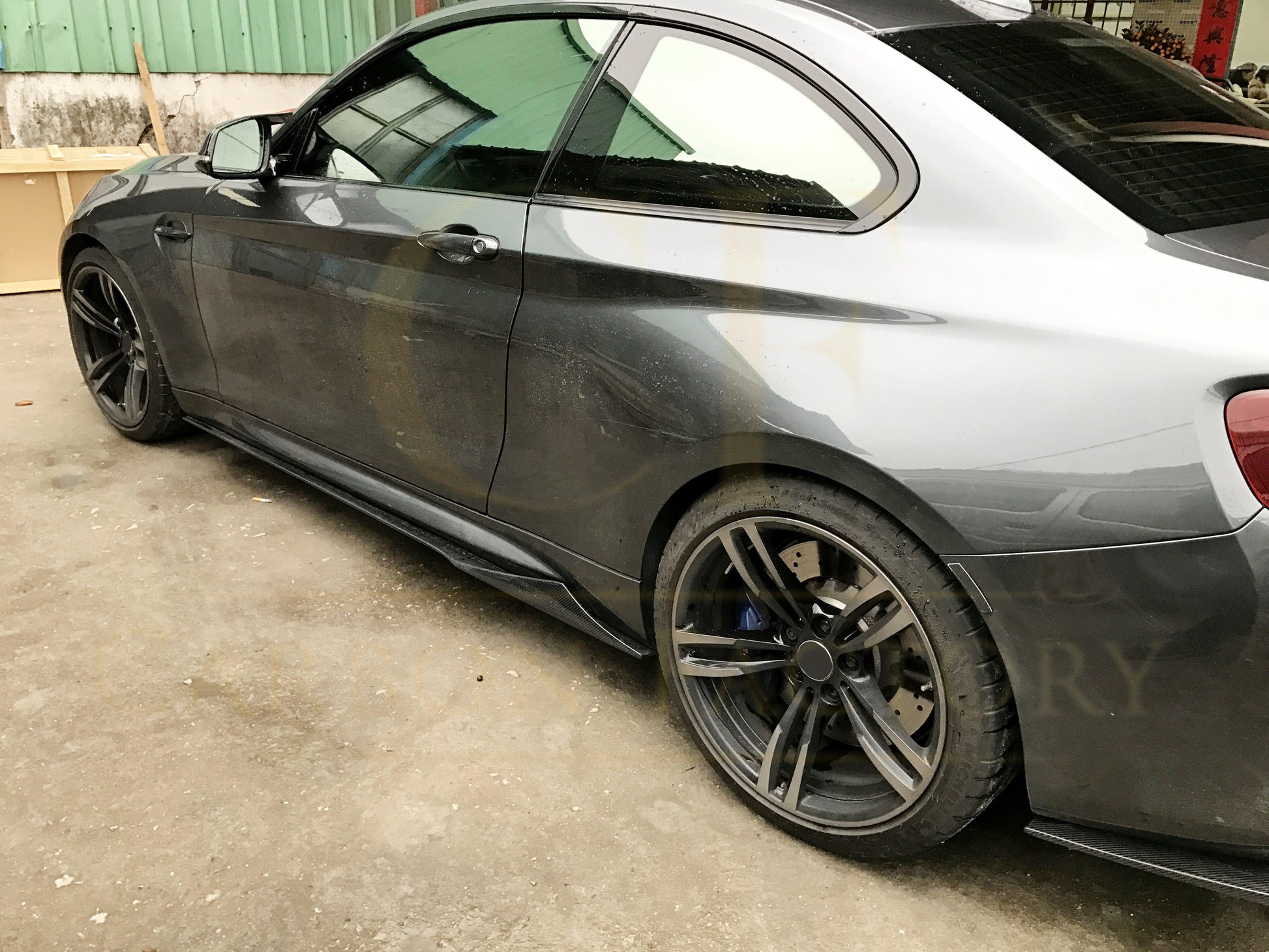 MTC Style Carbon Fibre Side Skirts for BMW F87 M2 16-21-Carbon Factory
