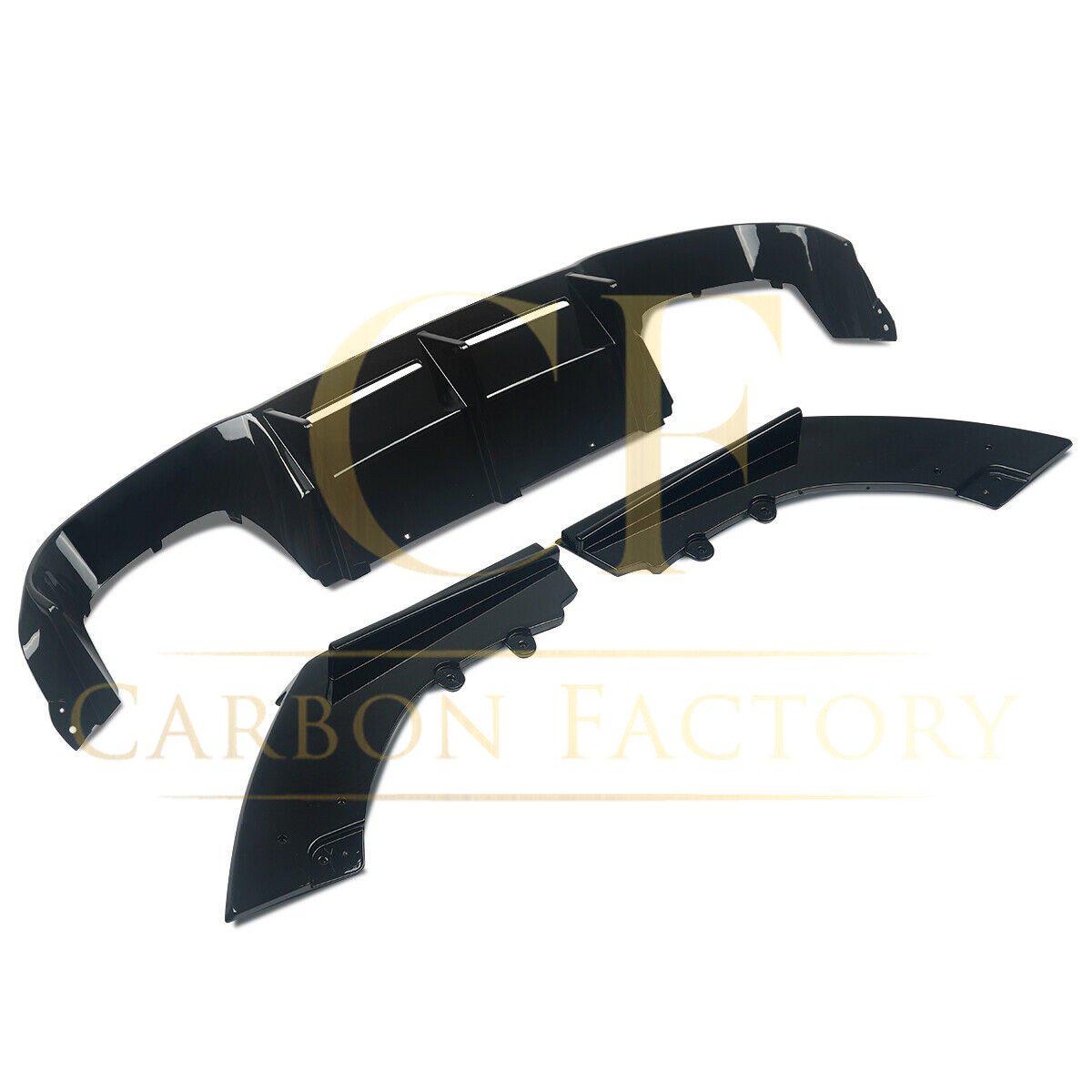 MTC Style Gloss Black Rear Diffuser for BMW F87 M2 14-20-Carbon Factory