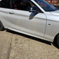 MTC Style Gloss Black Side Skirts for BMW F22 2 Series F87 M2 14-20-Carbon Factory