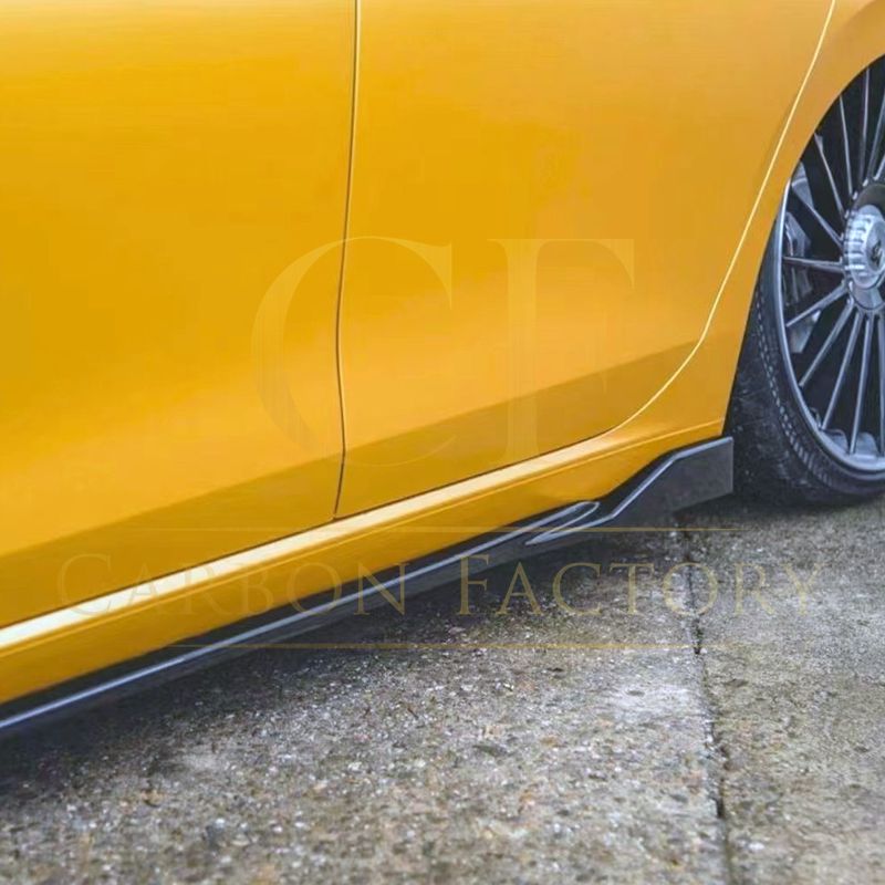 MTC Style Gloss Black Side Skirts for VW Golf MK8 21-23-Carbon Factory