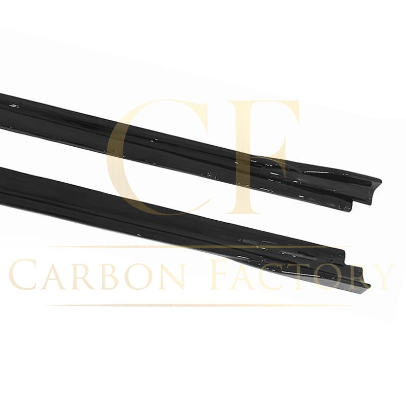 MTC Style Gloss Black Side Skirts for VW Golf MK8 21-23-Carbon Factory