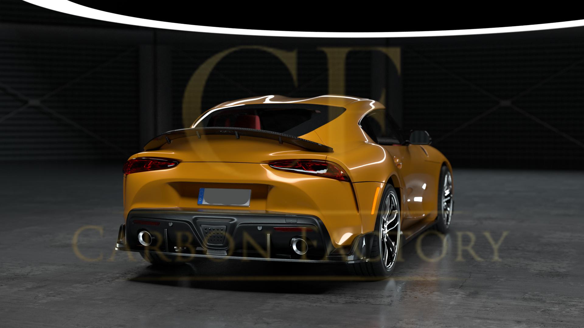 MZ Style Carbon Fibre Rear Diffuser for Toyota A90 Supra 19-Present-Carbon Factory